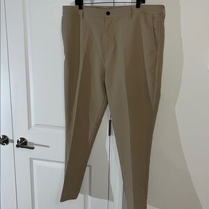 Beige Tan Travel Banana Republic Security Side & Rear 5 Pocket Pants 40 x 30